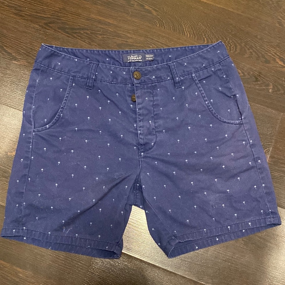 Topman shorts with palm trees